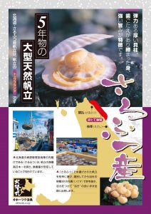 猿払産ほたて貝パンフレット_オホーツク活魚