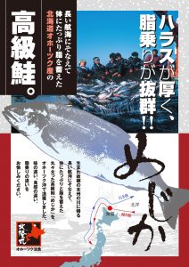 めじか鮭パンフレット_北隆丸_オホーツク活魚