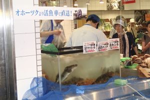 百貨店イベント_北隆丸_オホーツク活魚