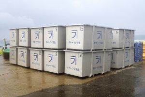 輸送用ステンレスタンク20基_北隆丸_オホーツク活魚