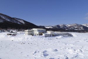 活魚センター外観（冬）_北隆丸_オホーツク活魚