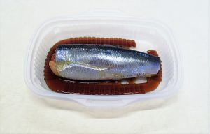 オホーツク活魚_にしん煮付け_レンジ調理器